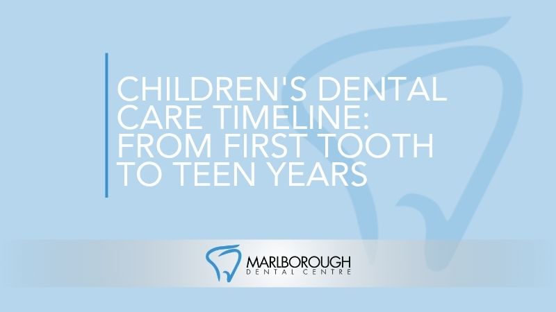 Children's Dental Care Timeline: From First Tooth to Teen Years